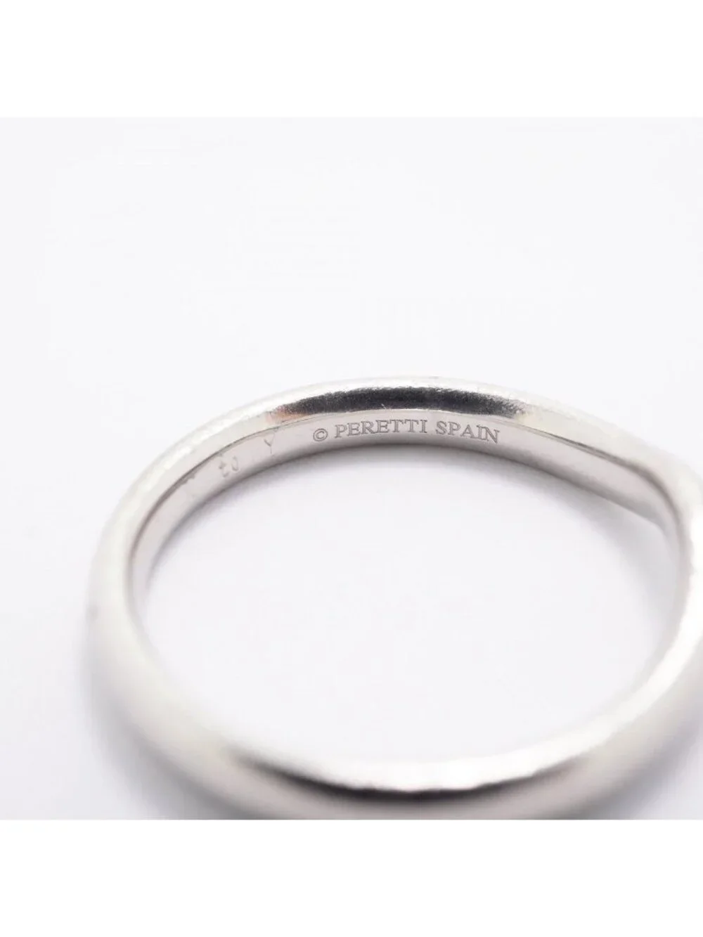 Tiffany & Co Ring T Cube Band Platinum